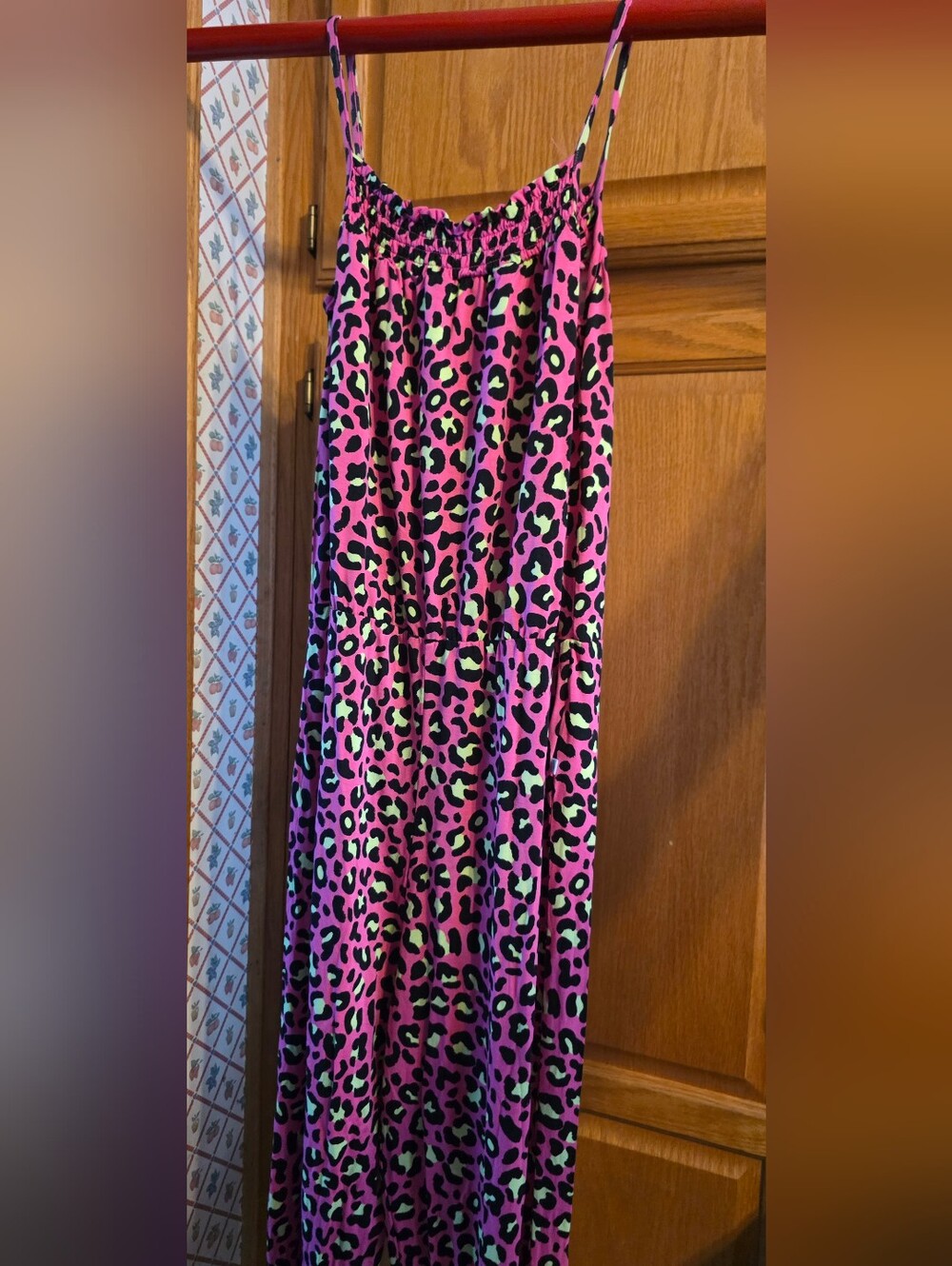Posh Peanut Romper Pink Leopard Print 12Y NWOT